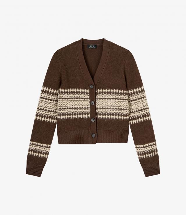 安すぎる！】APC ウールフリースベスト ボックスロゴ ブラウン L 楽天